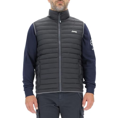 JEEP O102879-B000 J HERREN STEPP-WESTE mit Reißverschlusstaschen kleiner Aufdruck J23W Black S JEEP O102879-B000 J HERREN STEPP-WESTE mit Reißverschlusstaschen kleiner Aufdruck J23W Black S von Jeep