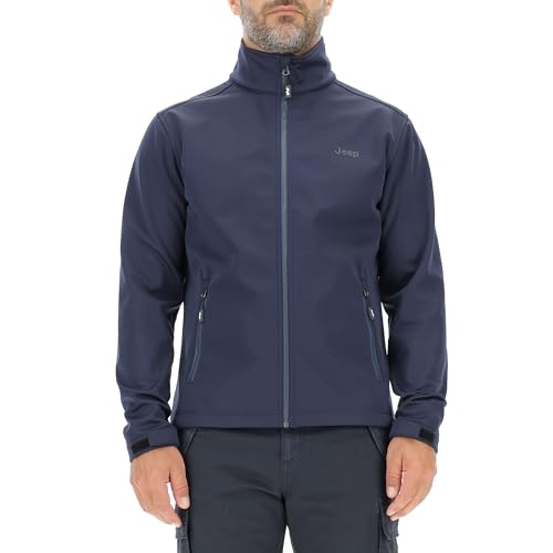 JEEP O102883-A928 J HERREN KAPUZEN SOFTSHELL JACKE mit Reißverschlusstaschen kleiner Aufdruck J23W Night Blue M JEEP O102883-A928 J HERREN KAPUZEN SOFTSHELL JACKE mit Reißverschlusstaschen kleiner Aufdruck J23W Night Blue M von Jeep