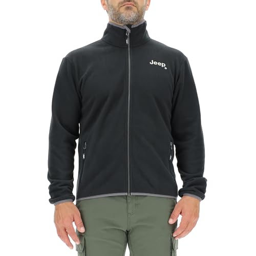JEEP O102885-B000 J HERREN POLAR FLEECE JACKE mit Reißverschlusstaschen Kleine Stickerei J23W Black M JEEP O102885-B000 J HERREN POLAR FLEECE JACKE mit Reißverschlusstaschen Kleine Stickerei J23W Black M von Jeep