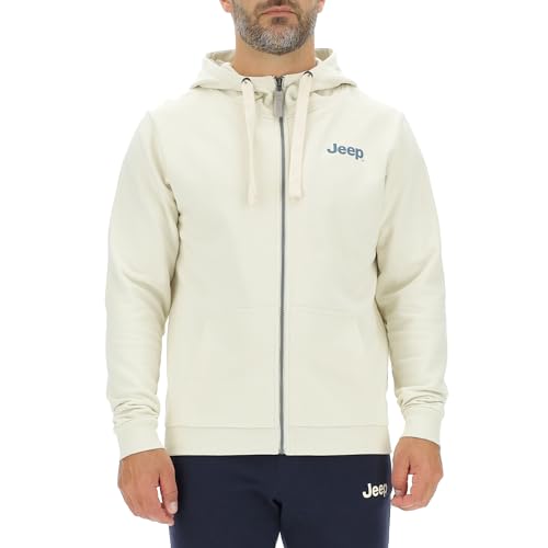 JEEP O102890-W497 J Herren Kapuzen-Sweatjacke - Rückendruck, Star & Grille Pilzhintergrund J23W Birch White L JEEP O102890-W497 J Herren Kapuzen-Sweatjacke - Rückendruck, Star & Grille Pilzhintergrund J23W Birch White L von Jeep