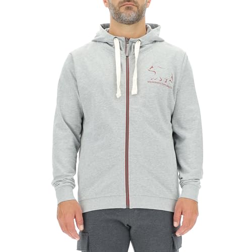 JEEP O102891-G347 J Herren Kapuzen-Sweatjacke - Wilderness Exploration - Bär Aufdruck J23W Light Grey Melange L JEEP O102891-G347 J Herren Kapuzen-Sweatjacke - Wilderness Exploration - Bär Aufdruck J23W Light Grey Melange L von Jeep