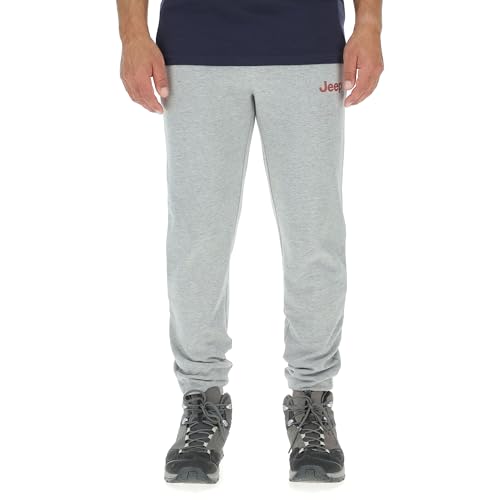JEEP O102894-G347 J Herren Jogginghose Kleiner Aufdruck J23W Light Grey Melange XL JEEP O102894-G347 J Herren Jogginghose Kleiner Aufdruck J23W Light Grey Melange XL von Jeep