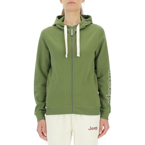 JEEP O102920-E100 J Damen Kapuzen-Sweatjacke m/Seitentaschen Outline Ärmel Aufdruck J23W Olive Green S JEEP O102920-E100 J Damen Kapuzen-Sweatjacke m/Seitentaschen Outline Ärmel Aufdruck J23W Olive Green S von Jeep