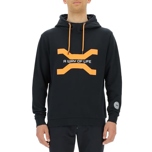 JEEP O102930-B000 XP Herren Kapuzen-Sweatshirt Großer Aufdruck Xtreme Performance Symbol - A Way of Life JX23A Black M von Jeep