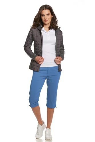 Jeff Green Damen Elastische Schnell Trocknende Kurze Leichte Outdoor Funktions Hose Sophia, Farbe:Lake Blue, Größe:38 von Jeff Green