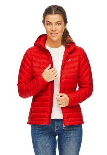 Jeff Green Damen Leichte 800 Cuin Daunenjacke Aria Inklusive Transportbeutel, Farbe:Melon, Größe:44 von Jeff Green