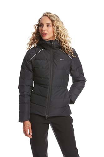 Jeff Green Damen wasserdichte 750 Cuin Daunenjacke Lia, Farbe:Black, Größe:36 von Jeff Green