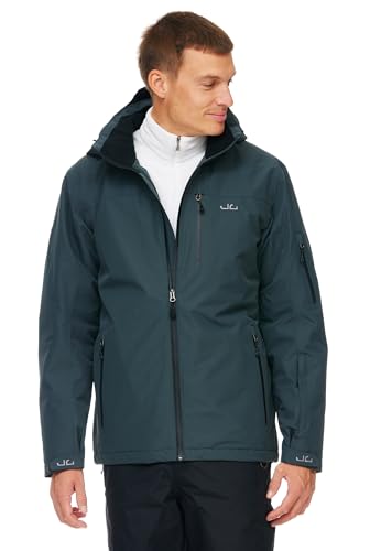 Jeff Green Herren Atmungsaktive wasserdichte Winter Ski Snowboard Jacke Bergen 12.000mm Wassersäule und Abnehmbare Kapuze, Größe:3XL, Farbe:Woodland Grey Jeff Green Herren Atmungsaktive wasserdichte Winter Ski Snowboard Jacke Bergen 12.000mm Wassersäule und Abnehmbare Kapuze, Größe:3XL, Farbe:Woodland Grey von Jeff Green