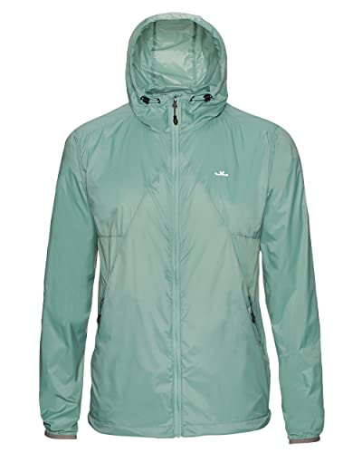 Jeff Green Herren Ultraleichte Atmungsaktive Winddichte Outdoor Sport Funktions Jacke Leon, Größe:XXL, Farbe:Mint Grey von Jeff Green