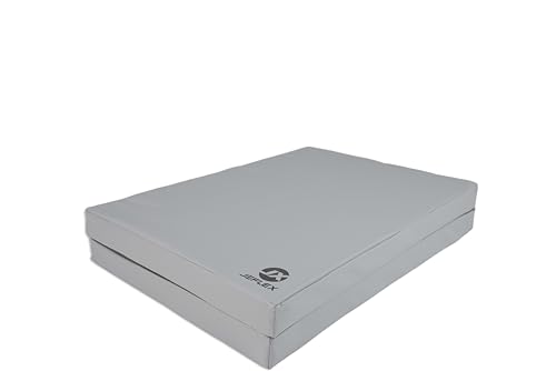 Jeflex – Grau schwarze klappbare Weichbodenmatte & Turnmatte 1 Mal klappbar - 200 x 70 x 8 cm - MADE IN GERMANY/Gymnastikmatte tragbar/platzsparende Fitnessmatte & Spielmatte für Kinderzimmer Jeflex – Grau schwarze klappbare Weichbodenmatte & Turnmatte 1 Mal klappbar - 200 x 70 x 8 cm - MADE IN GERMANY/Gymnastikmatte tragbar/platzsparende Fitnessmatte & Spielmatte für Kinderzimmer von Jeflex