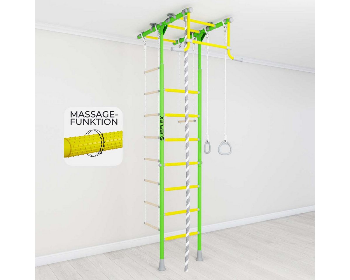 Jeflex Sprossenwand ClimbMaxx M1, freistehend, freistehende Spannkonstruktion von Jeflex