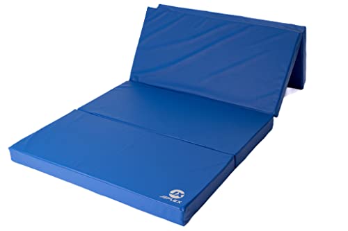 Jeflex - blaue klappbare Weichbodenmatte & Turnmatte 200 x 100 x 8 cm MADE IN GERMANY/faltbare Gymnastikmatte/platzsparende Fitnessmatte & faltbare Yogamatte/dicke Sportmatte für Kinderzimmer Jeflex - blaue klappbare Weichbodenmatte & Turnmatte 200 x 100 x 8 cm MADE IN GERMANY/faltbare Gymnastikmatte/platzsparende Fitnessmatte & faltbare Yogamatte/dicke Sportmatte für Kinderzimmer von Jeflex