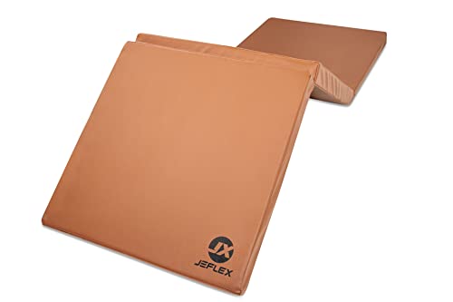 Jeflex - braune klappbare Weichbodenmatte & Turnmatte 180 x 60 x 6 cm MADE IN GERMANY/faltbare Gymnastikmatte/platzsparende Fitnessmatte & faltbare Yogamatte/dicke Sportmatte für Kinderzimmer Jeflex - braune klappbare Weichbodenmatte & Turnmatte 180 x 60 x 6 cm MADE IN GERMANY/faltbare Gymnastikmatte/platzsparende Fitnessmatte & faltbare Yogamatte/dicke Sportmatte für Kinderzimmer von Jeflex