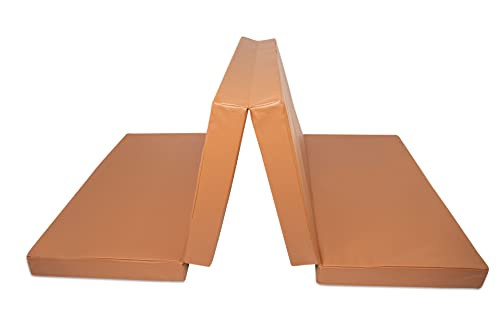 Jeflex - braune klappbare Weichbodenmatte & Turnmatte 200 x 100 x 8 cm MADE IN GERMANY/faltbare Gymnastikmatte/platzsparende Fitnessmatte & faltbare Yogamatte/dicke Sportmatte für Kinderzimmer Jeflex - braune klappbare Weichbodenmatte & Turnmatte 200 x 100 x 8 cm MADE IN GERMANY/faltbare Gymnastikmatte/platzsparende Fitnessmatte & faltbare Yogamatte/dicke Sportmatte für Kinderzimmer von Jeflex