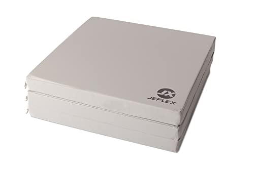 Jeflex - graue klappbare Weichbodenmatte & Turnmatte 180 x 60 x 6 cm MADE IN GERMANY/faltbare Gymnastikmatte/platzsparende Fitnessmatte & faltbare Yogamatte/dicke Sportmatte für Kinderzimmer Jeflex - graue klappbare Weichbodenmatte & Turnmatte 180 x 60 x 6 cm MADE IN GERMANY/faltbare Gymnastikmatte/platzsparende Fitnessmatte & faltbare Yogamatte/dicke Sportmatte für Kinderzimmer von Jeflex
