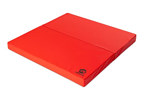 Jeflex - rote klappbare Weichbodenmatte & Turnmatte 100 x 100 x 8 cm MADE IN GERMANY/faltbare Gymnastikmatte/platzsparende Fitnessmatte & faltbare Yogamatte/dicke Sportmatte für Kinderzimmer Jeflex - rote klappbare Weichbodenmatte & Turnmatte 100 x 100 x 8 cm MADE IN GERMANY/faltbare Gymnastikmatte/platzsparende Fitnessmatte & faltbare Yogamatte/dicke Sportmatte für Kinderzimmer von Jeflex