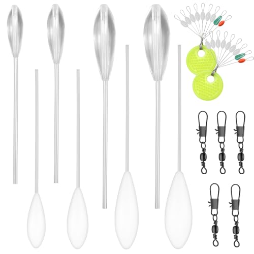 Jeinbuil 8 Stück Fishing Sbirolino Set 4X Sbirolino Schwimmend 4X Spirolino Sinkend 8g 10g 15g 20g und Dreifachwirbel Angeln Kleine Schnurstopper Spirolino Forelle Set Jeinbuil 8 Stück Fishing Sbirolino Set 4X Sbirolino Schwimmend 4X Spirolino Sinkend 8g 10g 15g 20g und Dreifachwirbel Angeln Kleine Schnurstopper Spirolino Forelle Set von Jeinbuil