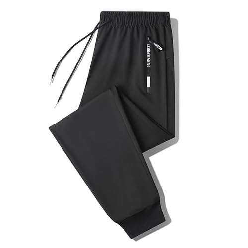 Jelaqmot Deniluxe Pants, Glide Pants, Unisex Quick Dry Pull-On Stretch Pants (Black-A,4XL) von Jelaqmot