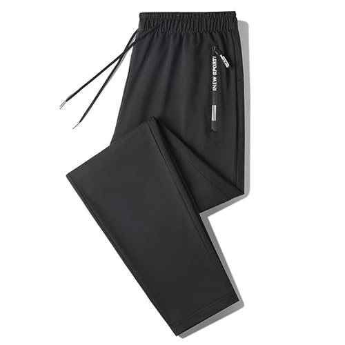 Jelaqmot Deniluxe Pants, Glide Pants, Unisex Quick Dry Pull-On Stretch Pants (Black-B,2XL) von Jelaqmot