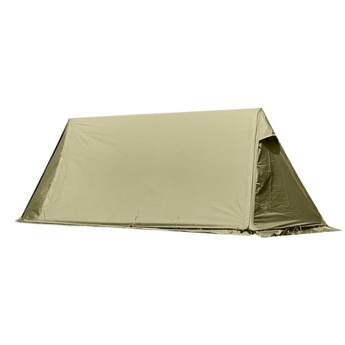 Jemora Ultraleichtes Campingzelt Survival Bungalow Zelt Wasserdichtes Pyramidenzelt Unterschlupfzelt für 2-3 Personen von Jemora