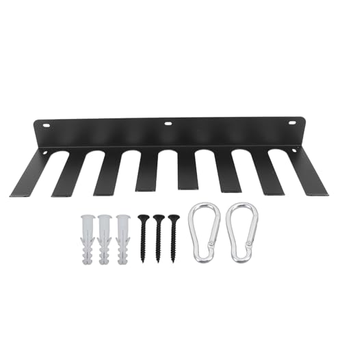 Fitness-Organizer-Rack, 8 Haken, hängendes Aufbewahrungsregal, Fitness-Ausrüstung, Wandregal, Aufhänger, Mehrzweck-Workout-Ausrüstung, Wandregal für Übungsbänder, von Jenngaoo