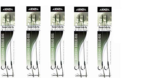 Set 10 Stück JENZI Vorfächer geflochtene Schnur Boilie Rigs Diamond Vorfach Karpfen Hakengröße 1, 2, 4, 6, 8, 10 inklusive Boilie-Stopper +gratis Petri Heil Aufkleber (Hakengröße 6) Set 10 Stück JENZI Vorfächer geflochtene Schnur Boilie Rigs Diamond Vorfach Karpfen Hakengröße 1, 2, 4, 6, 8, 10 inklusive Boilie-Stopper +gratis Petri Heil Aufkleber (Hakengröße 6) von blntackle76