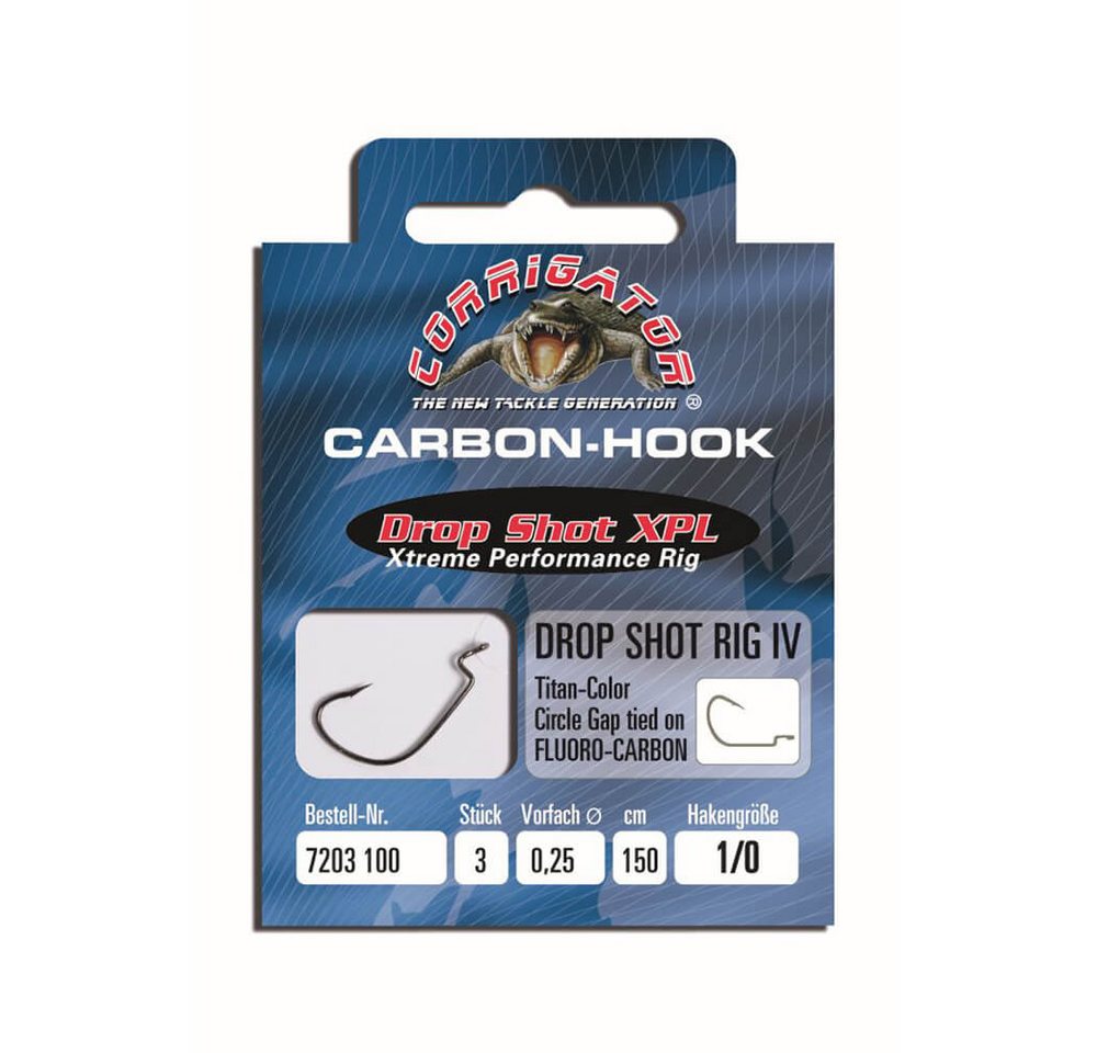 Jenzi Dropshot-Haken Jenzi Drop-Shot Rig IV Circle Gap Vorfach mit Haken 150cm 3Stk Jenzi Dropshot-Haken Jenzi Drop-Shot Rig IV Circle Gap Vorfach mit Haken 150cm 3Stk von Jenzi