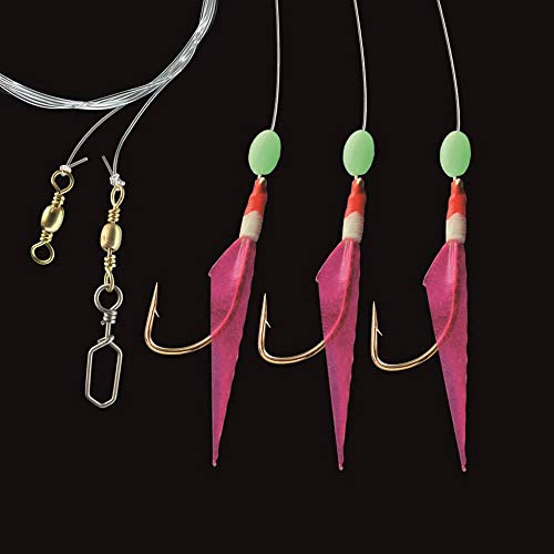 Jenzi Norwegen-Paternoster mit Fischhaut 140cm Pink #2/0 Jenzi Norwegen-Paternoster mit Fischhaut 140cm Pink #2/0 von Jenzi