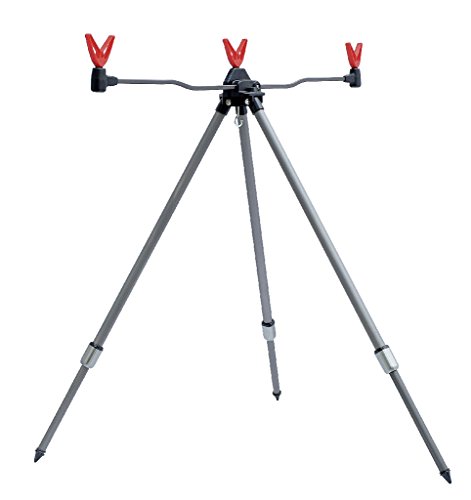 Jenzi Fischerrutenhalter mit 3 Aluminium-Rutenauflagen, teleskopisch verstellbar von 60 cm bis 100 cm, rot, Oberflächenmontage Jenzi Fischerrutenhalter mit 3 Aluminium-Rutenauflagen, teleskopisch verstellbar von 60 cm bis 100 cm, rot, Oberflächenmontage von .Jenzi