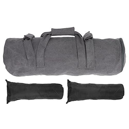 Jerliflyer Adjustable Fitness Sandbags Canvas Weight Bearing Training Bag for Garden & Outdoor Workouts Adjustable Workout sandbag (Grey) von Jerliflyer