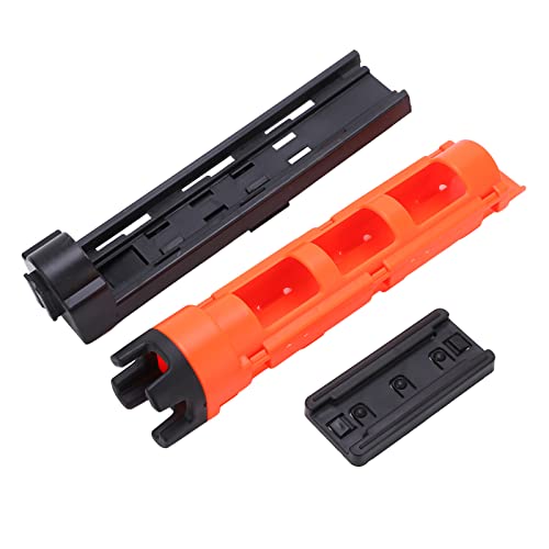 Plastic Fishing Box Rod Holder Fishing Rod Stand with Base Fishing Rod Barrel Stand Support with Base by Jerliflyer (Orange) von Jerliflyer