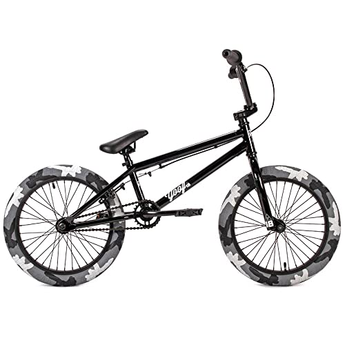 Jet BMX Yoof 18" BMX Bike - Gloss Black with Grey Camo Tyres von Jet BMX