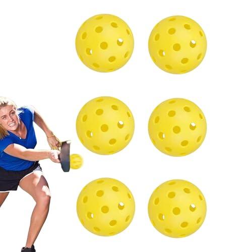 Jextou Sport-Lochball,Wettkampf-Lochball - 6-teiliges Sport-Lochball-Set für den Innen- und Außenbereich - Schlagfestes Trainingsgerät für Spielplätze, Parks, Tennisplätze und Gärten von Jextou