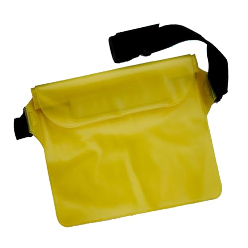 wasserdichte Tasche, Wasserdichter Verstellbarer Gürtel Zum Schwimmen (Yellow) von Jiawu