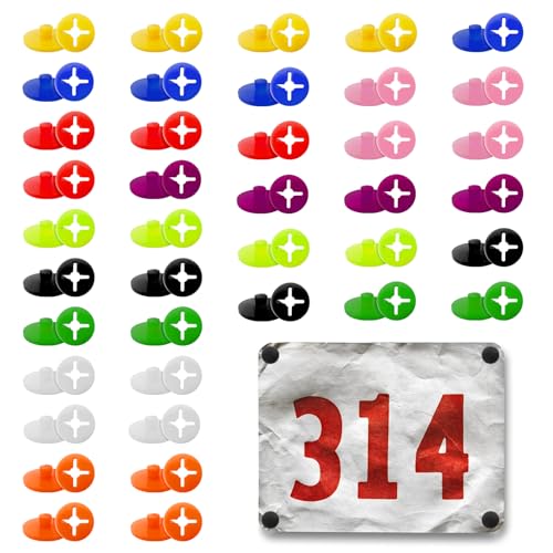 40 Stück Startnummernclips, Befestigungssystem für Startnummernschnallen, Triathlon-Startnummernhalter, Marathon-Verschlusshalter für Rennen, Läuferfeld-Event, Marathon-Verschlusshalter 40 Stück Startnummernclips, Befestigungssystem für Startnummernschnallen, Triathlon-Startnummernhalter, Marathon-Verschlusshalter für Rennen, Läuferfeld-Event, Marathon-Verschlusshalter von Jiehaojia