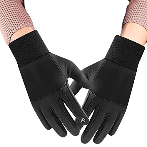 Jildouf Unisex Erwachsene Handschuhe | Winddichte Motorradhandschuhe | Warme Touchscreen-Handschuhe für Motorrad Jagd Snowboard Handwärmer von Jildouf