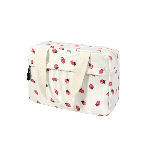 Jiliyote Kulturtasche Cord Damen Große Kosmetiktasche Cord Make-up Tasche Cord Kosmetikbeutel mit Lächeln Kord Cosmetic Bag Reise Kosmetikbeutel für Travel mädchen Damen Jiliyote Kulturtasche Cord Damen Große Kosmetiktasche Cord Make-up Tasche Cord Kosmetikbeutel mit Lächeln Kord Cosmetic Bag Reise Kosmetikbeutel für Travel mädchen Damen von Jiliyote