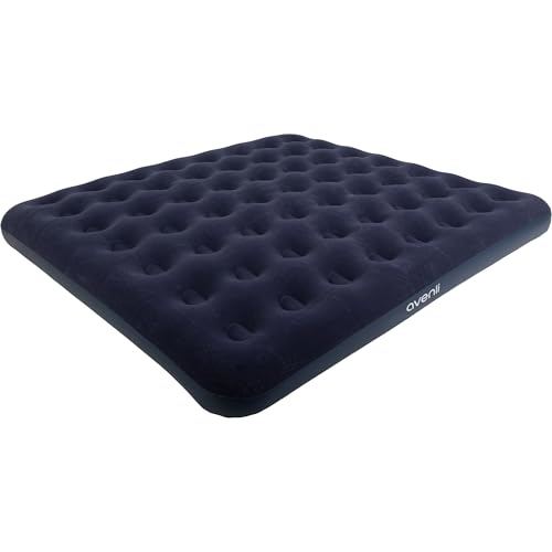 AVENLI Camping Luftmatratze für 2 Personen 203x183x22 cm aufblasbare Matratze Luftbett blau von AVENLI