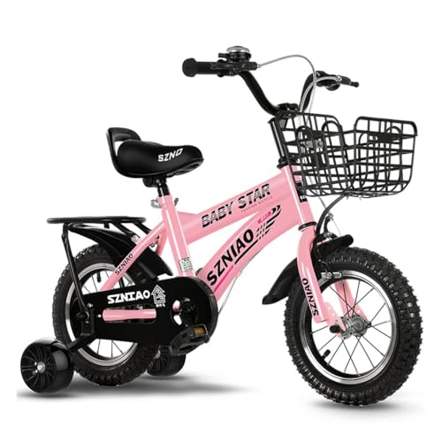 JingYi Store Fahrräder Aus Kohlenstoffstahl Outdoor-Fahrräder Leichte Fahrräder Komfortfahrräder Sportfahrräder(Color:Pink,Size:16 IN) von JingYi Store