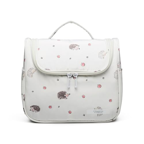 Kulturbeutel Für Ausflüge Tragbare Kosmetiktasche Aufbewahrungstasche Für Geschäftsreisen Kosmetiktasche Mit Großer Kapazität Kosmetik-Aufbewahrungstasche(White) von JingYi Store