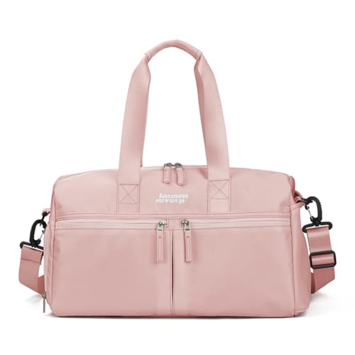 Sport-Fitness-Tasche Nass- Und Trocken-Trenntasche Tragbare Umhängetasche wasserdichte Reisetasche Schwimm-Aufbewahrungstasche(Pink) von JingYi Store