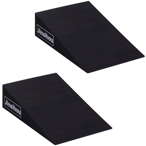 Wadendehner im 2er Set, Squat Wedge Wadenstrecker Kniekeil Beinstrecker Yoga Blöcke Fußstütze Knieretter für Dehnen Muskeln und Faszien, Slant Board Mobilisationskeil für Kniebeugen und Kreuzheben Wadendehner im 2er Set, Squat Wedge Wadenstrecker Kniekeil Beinstrecker Yoga Blöcke Fußstütze Knieretter für Dehnen Muskeln und Faszien, Slant Board Mobilisationskeil für Kniebeugen und Kreuzheben von Jinsihou