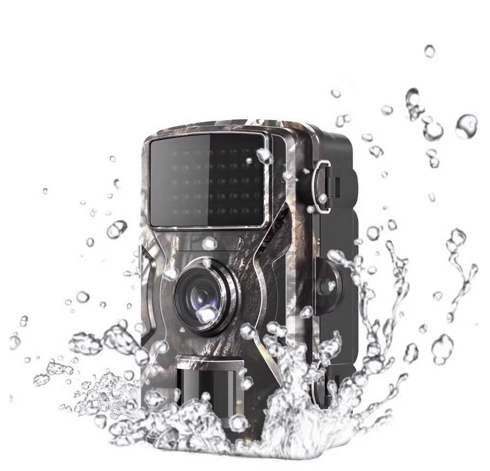 Jioson Überwachungskamera mit Bewegungsmelder, Verbesserte Nachtsicht 12MP Wildkamera (1080P, IP66 Wasserdicht Sicherheitstechnik, Ideal für Außensicherheit) von Jioson