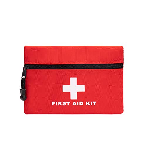 Jipemtra Erste-Hilfe-Tasche, leer, für Erste-Hilfe-Rucksack, klein, wasserdicht, für Erste-Hilfe-Sets, Notfall beim Wandern, bei Rucksackreisen, beim Camping, Reisen, im Auto, beim Radfahren, 15 x 11 cm, Rot Jipemtra Erste-Hilfe-Tasche, leer, für Erste-Hilfe-Rucksack, klein, wasserdicht, für Erste-Hilfe-Sets, Notfall beim Wandern, bei Rucksackreisen, beim Camping, Reisen, im Auto, beim Radfahren, 15 x 11 cm, Rot von Jipemtra