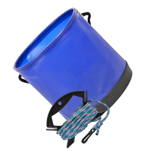 Jiqoe Angeln Becken Angeln Eimer Wasser Eimer Angeln Tasche Mit Seil Fisch Angeln Fässer Container Faltbare Tackle Box von Jiqoe