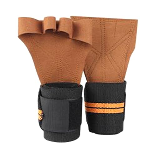 Jiqoe Gym Handschuhe Gewichtheben Workout Übung Handschuhe Mit Handgelenk Unterstützung Für Frauen Mann rutschfeste Palm Fingerlose Grip Handschuhe von Jiqoe