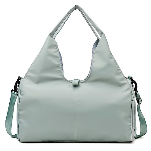Sporttasche für Damen, Sporttasche mit Schuhfach, Sporttasche für Damen, grün, Stilvoll von Jiqoe