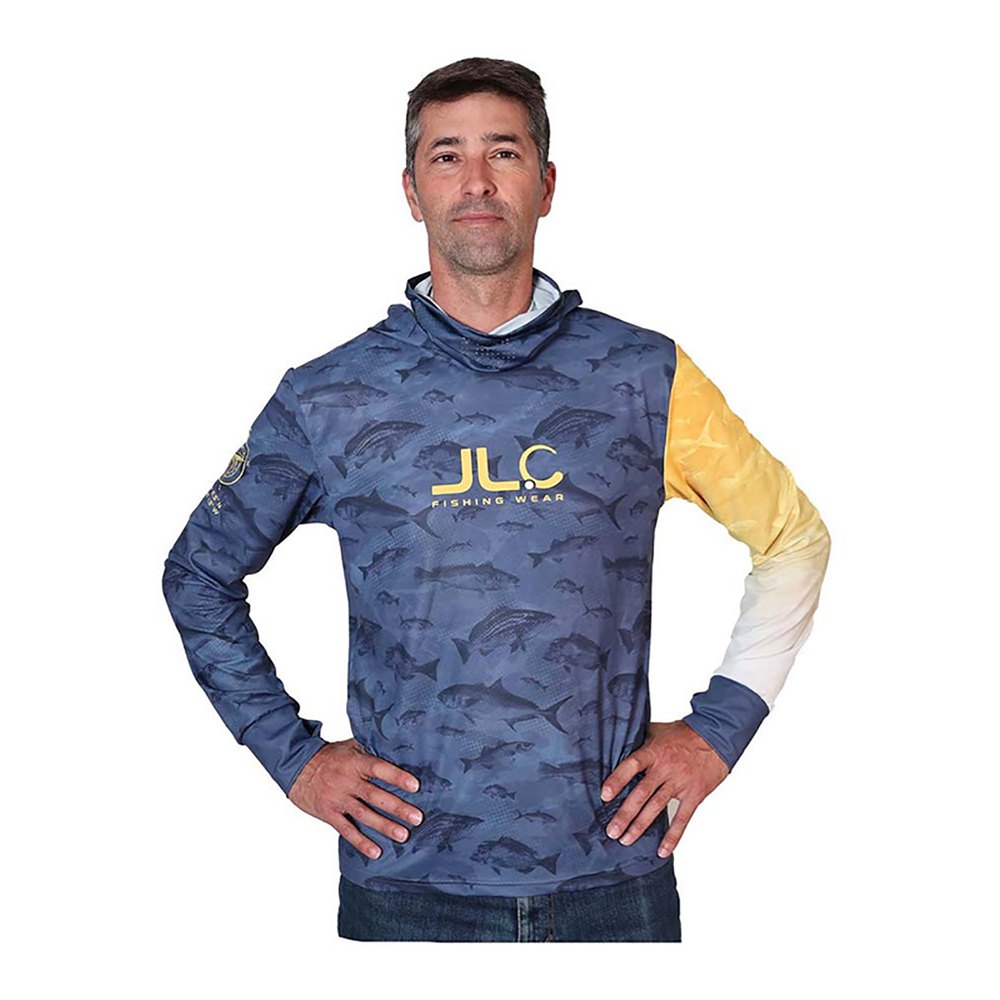 Jlc Fish Camo Long Sleeve T-shirt Blau M Mann Jlc Fish Camo Long Sleeve T-shirt Blau M Mann von Jlc