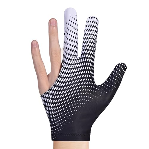 Billard-Billardtisch-Handschuhe – Pool-Shooter-Handschuhe, Pool-Queue-Handschuhe | Professionelle Billardhandschuhe mit atmungsaktivem Material, Pool-Handschuhe für die linke oder rechte Hand, waschba Billard-Billardtisch-Handschuhe – Pool-Shooter-Handschuhe, Pool-Queue-Handschuhe | Professionelle Billardhandschuhe mit atmungsaktivem Material, Pool-Handschuhe für die linke oder rechte Hand, waschba von Jlobnyiun