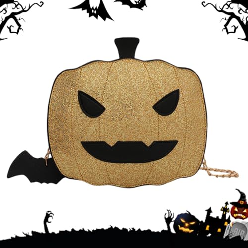 Halloween-Geldbörse, Umhängetasche,Halloween-Teufel-Geldbörse - Lustige Halloween-Geldbörsen aus PU-Leder, neuartige Handtaschen, Geldbörse für Freunde und Familie von Jlobnyiun